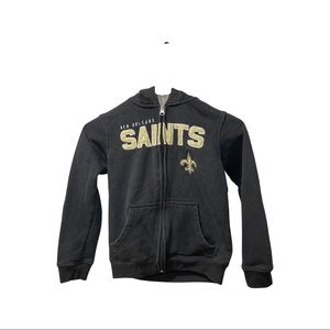 Youth Small Saints Zip Up Hoodie